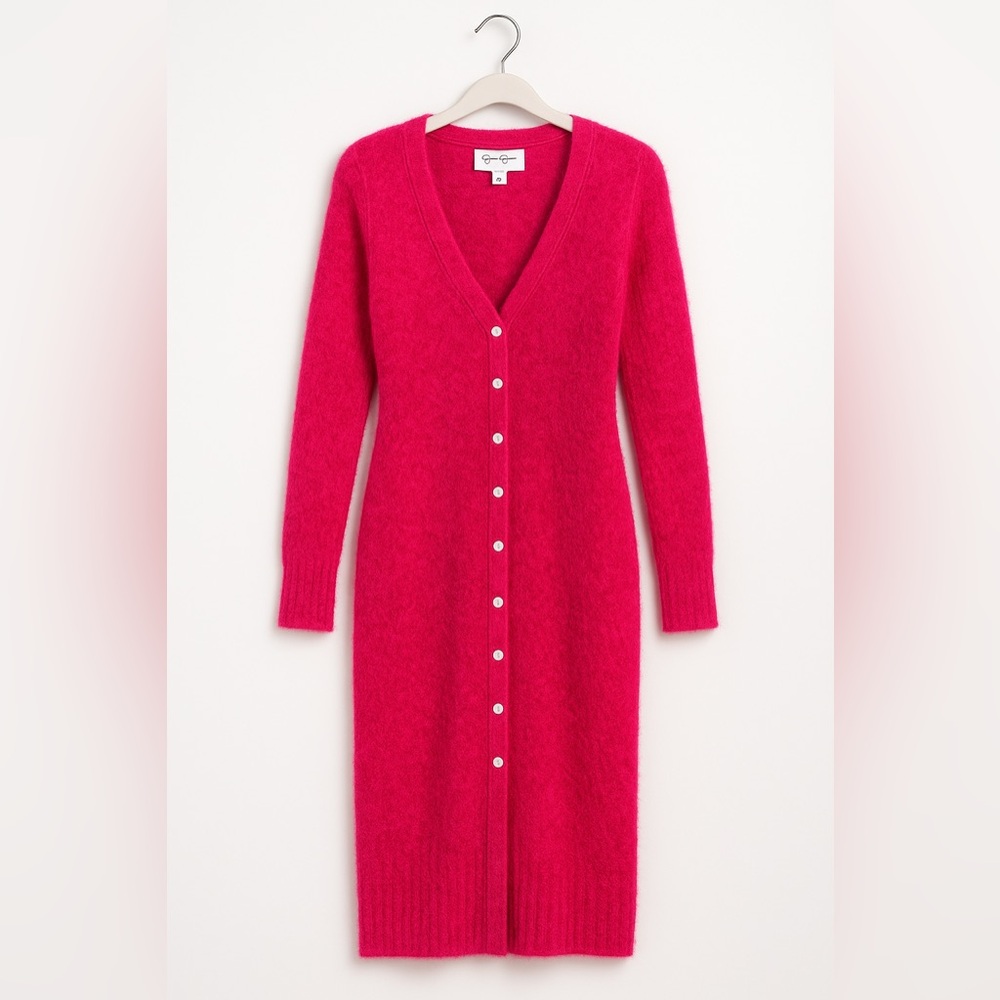 Jessica Simpson | Fuzzy Ribbed Sweater Dress